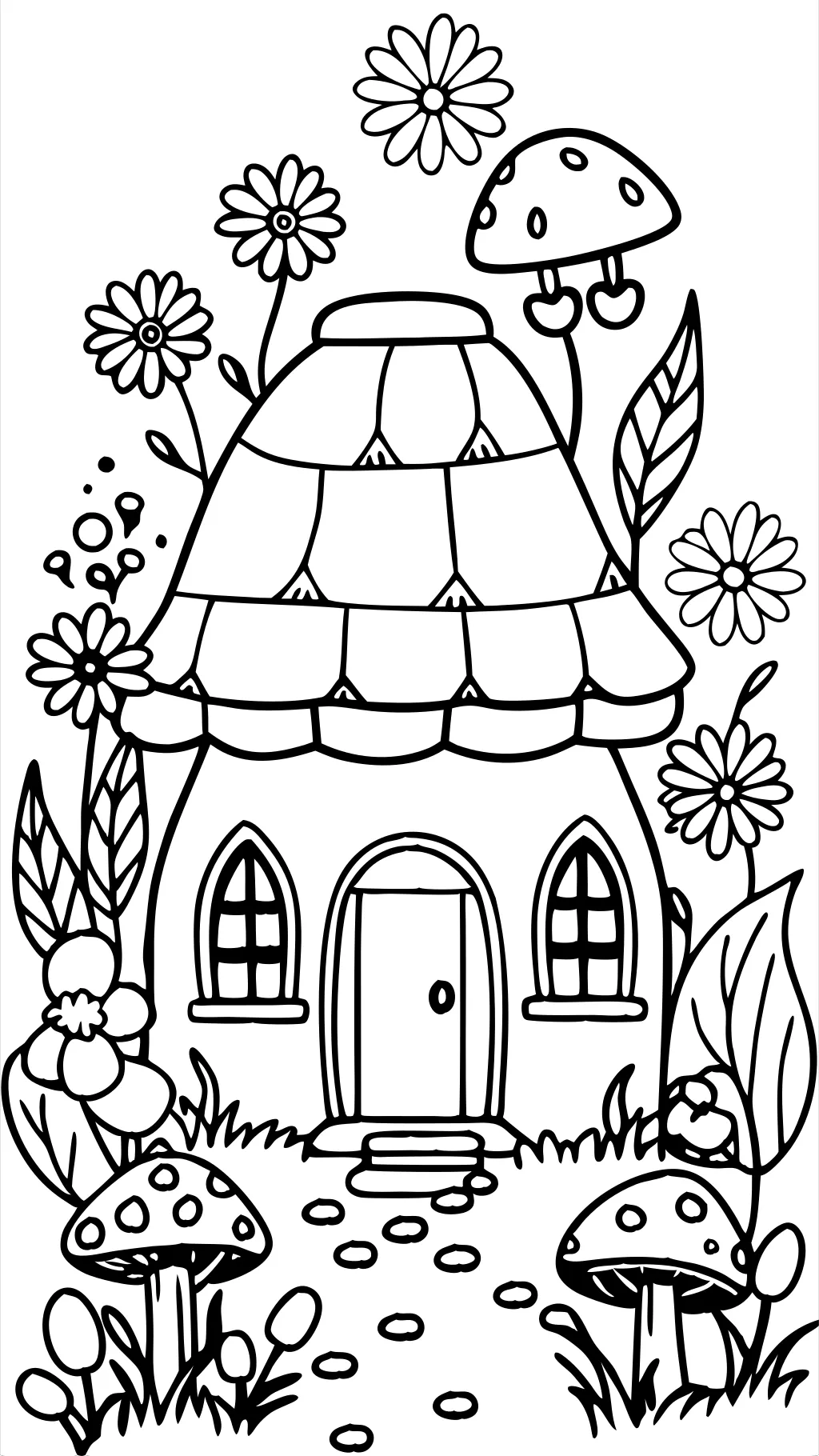 cottage core coloring pages